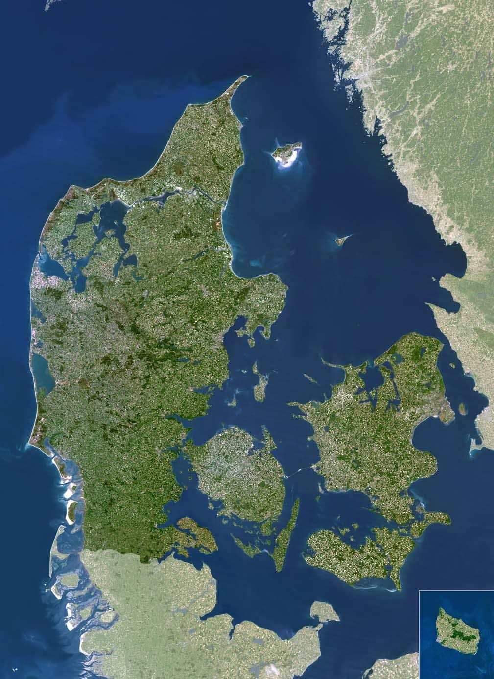 Peta dari satelit denmark 
